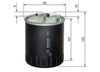 Bosch Fuel Filter 1 457 434 437 (1457434437)