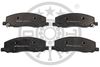 Комплект тормозных колодок, дисковый тормоз OPTIMAL BP-12456 (24418)