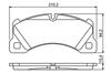 Bosch Brake Pad Set 0 986 494 206 (0986494206)
