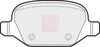 APEC Brake Pad Set, disc brake PAD1209