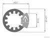 HERTH+BUSS Abstandshalter ClipFixbasic, 30 x 13 mm - 50230313