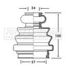 First Line FCB2718 Bellow, drive shaft