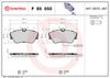 BREMBO Brake Pad Set, disc brake P 85 050