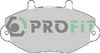 Комплект тормозных колодок, дисковый тормоз PROFIT 5000-0701
