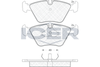 Комплект гальмівних колодок, дискове гальмо ICER 180773 (20968, 21064, D394-7284)