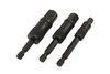 Laser Tools Impact Quick Locking Socket Adaptor Set 75mm 3pc