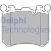 Набір гальмівних прокладок, дискове гальмо DELPHI LP2287 (24524, D1429-8546)