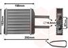 Теплообмінник, опалення салону VAN WEZEL 81006024