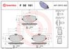 BREMBO Brake Pad Set, disc brake P 50 161