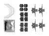 Комплектуючі, колодки дискового гальма BOSCH 1 987 474 739 (AP1023)