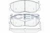 Комплект гальмівних колодок, дискове гальмо ICER 181714 (23725, 23726, 23727, 23728, 24167, D1013-7917)