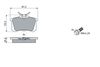 Bosch Brake Pad Set 0 986 461 769 (0986461769)