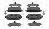 Комплект гальмівних колодок, дискове гальмо CHAMPION 573824CH