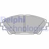 Комплект гальмівних колодок, дискове гальмо DELPHI LP2701 (25875, 25876, 25877, D1728-8952)