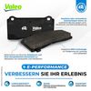 VALEO Bremsbelagsatz, Scheibenbremse 610507 f&uuml;r 9J1698451A