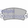 Комплект гальмівних колодок, дискове гальмо DELPHI LP56 (20140, 20141, 20334, 20335, D49-7033)