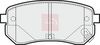 APEC Brake Pad Set, disc brake PAD1442