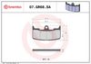 BREMBO Brake Pad Set, disc brake 07GR68SA