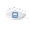 Фильтр салона UFI 53.153.00
