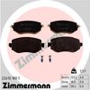 Комплект тормозных колодок, дисковый тормоз ZIMMERMANN 22610.180.1 (22610)