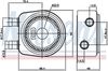 Nissens 90697 Oil Cooler, engine oil