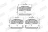 Комплект тормозных колодок, дисковый тормоз JURID 572532J (23649, 23650, 23651)