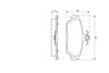 Комплект тормозных колодок, дисковый тормоз BOSCH 0 986 424 092 (BP037, E1 90R-011075/787, 21518)