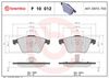 BREMBO Brake Pad Set, disc brake P 10 012