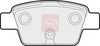 APEC Brake Pad Set, disc brake PAD1551