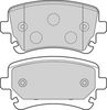 комплект спирачно феродо, дискови спирачки