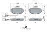 Bosch Brake Pad Set 0 986 494 042 (0986494042)