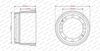Ferodo Brake Drum CVBD117FER