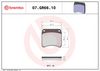 BREMBO Brake Pad Set, disc brake 07GR6610