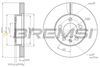 Гальмівний диск BREMSI CD8663V (DBC663V)