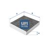 Фільтр салону UFI 54.167.00