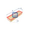 Повітряний фільтр UFI 30.185.00