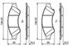 Bosch Brake Pad Set 0 986 494 791 (0986494791)