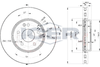 Тормозной диск ICER 78BD0411-2
