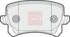 APEC Brake Pad Set, disc brake PAD1654