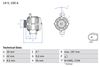 Bosch Alternator 0 986 080 040