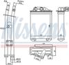 Nissens Heat Exchanger, interior heating 71459