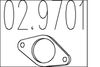 Прокладка труба вихлопного газу MTS 02.9701