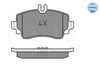 Meyle Brake Pad Set, disc brake 025 230 7016