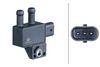 HELLA Sensor, exhaust pressure 6PP 009 409-801