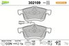 Sada brzdových destiček, kotoučová brzda 302109