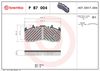 BREMBO Brake Pad Set, disc brake P B7 004