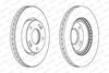 Тормозной диск FERODO DDF1619C (DDF1619C)