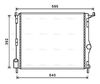 Радиатор, охлаждение двигателя AVA QUALITY COOLING RTA2476