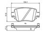 Bosch Brake Pad Set 0 986 494 797 (0986494797)