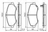 Bosch Brake Pad Set 0 986 494 493 (0986494493)